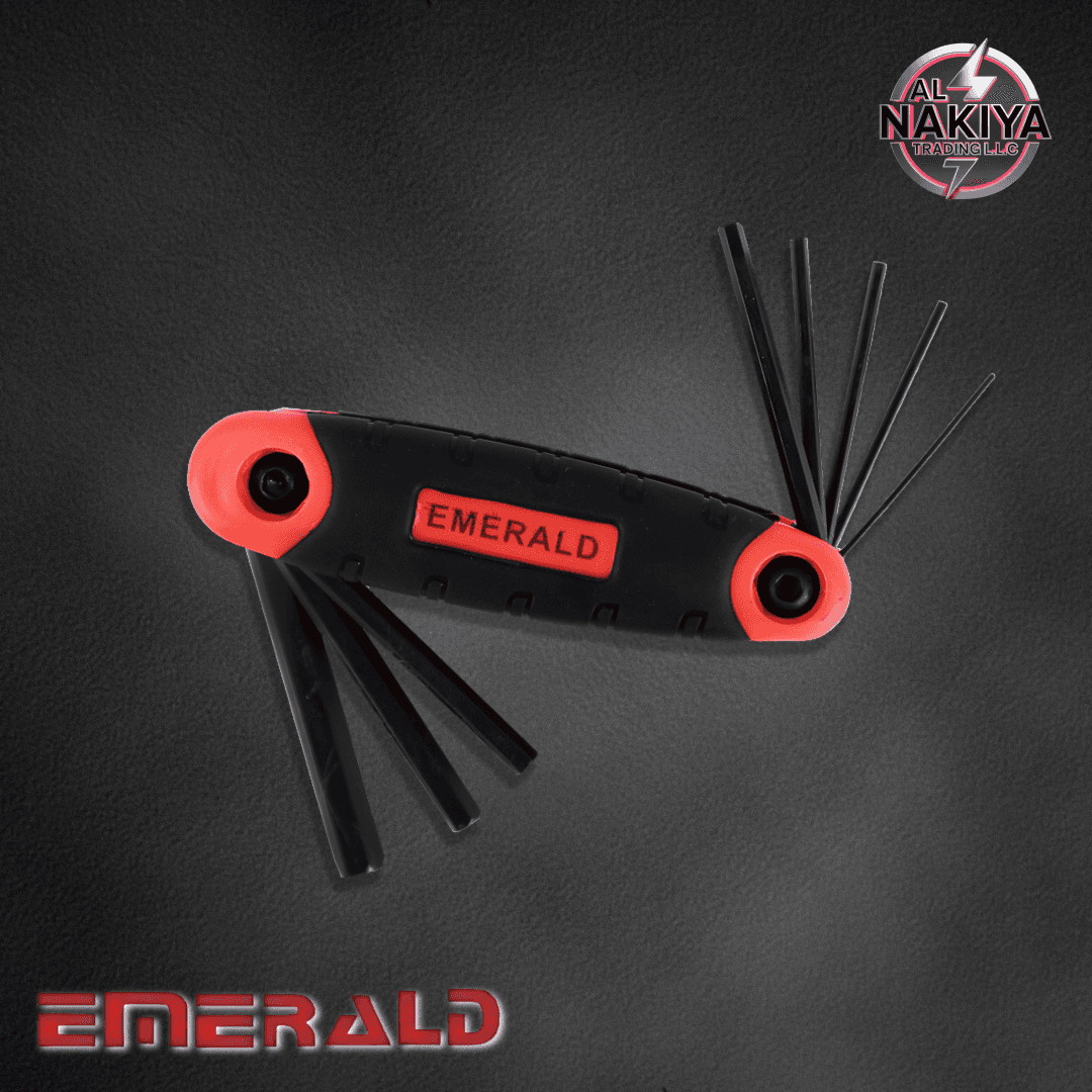 8 PCS FOLDING HEX KEY