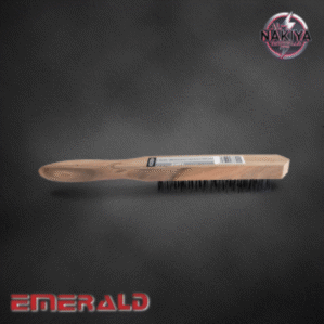 STEEL WIRE BRUSH WITH WOODEN HANDLE