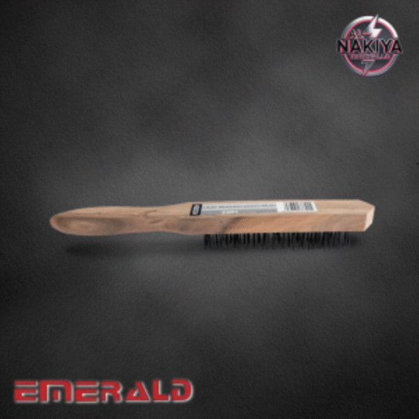 STEEL WIRE BRUSH WITH WOODEN HANDLE