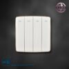 4G 1 WAY SWITCH (WHITE + GOLD)