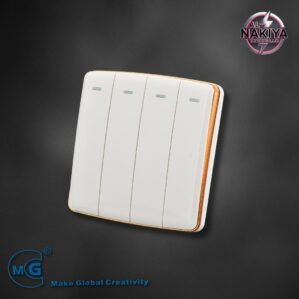 4G 1 WAY SWITCH (WHITE + GOLD)