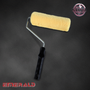 PAINT ROLLER WITH CAGE YELLOW