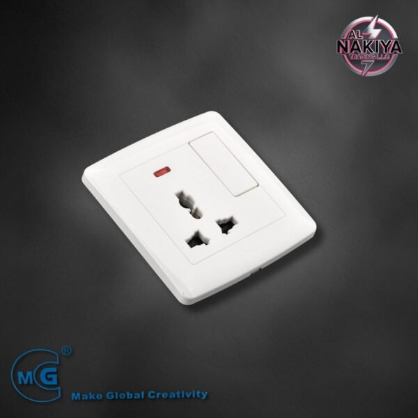 MULTI 13A SOCKET WITH SWITCH AND NEON