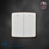 2G 1 WAY SWITCH (WHITE + GOLD)