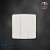 3G 1 WAY SWITCH (WHITE + GOLD)