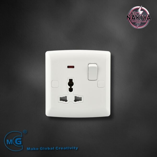 MULTI 13A SOCKET WITH SWITCH AND NEON