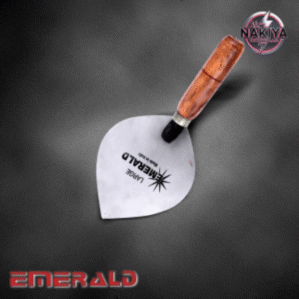 WOODEN HANDLE BRICKLAYING TROWEL