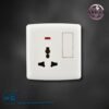 MULTI 13A SOCKET WITH SWITCH AND NEON