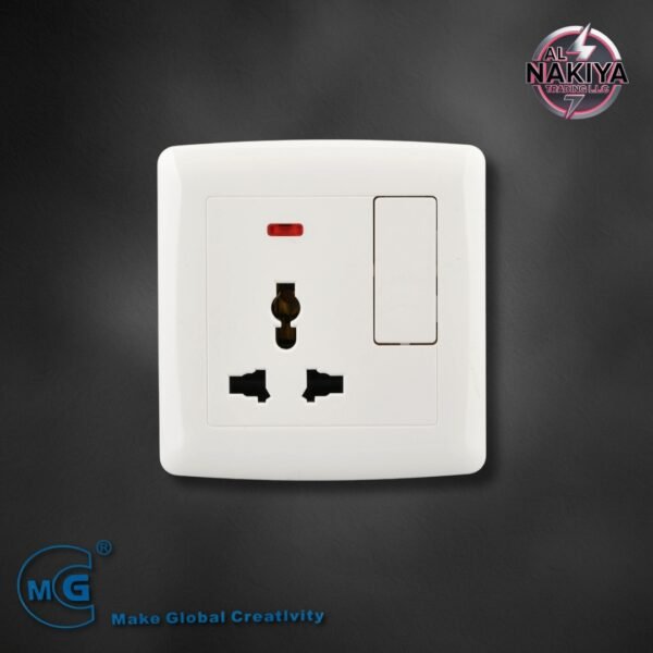 MULTI 13A SOCKET WITH SWITCH AND NEON