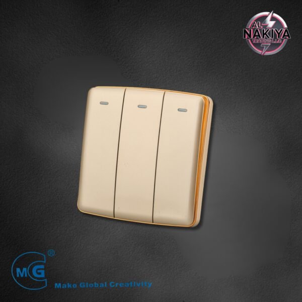 3G 1 WAY SWITCH (GOLD + GOLD)