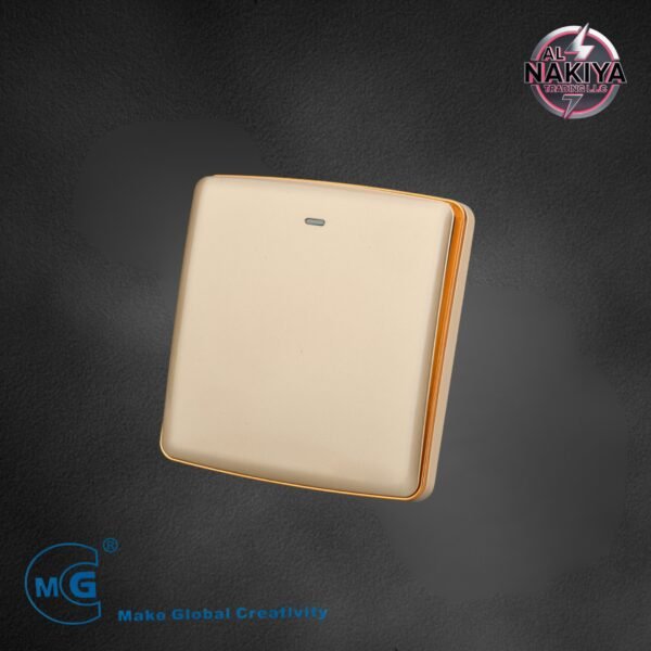 1G 1 WAY SWITCH (GOLD + GOLD)