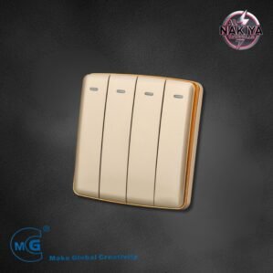4G 1 WAY SWITCH (GOLD + GOLD)