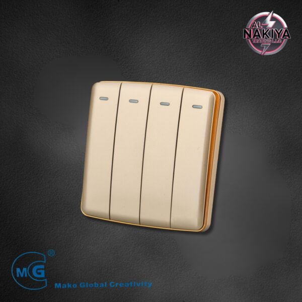 4G 1 WAY SWITCH (GOLD + GOLD)