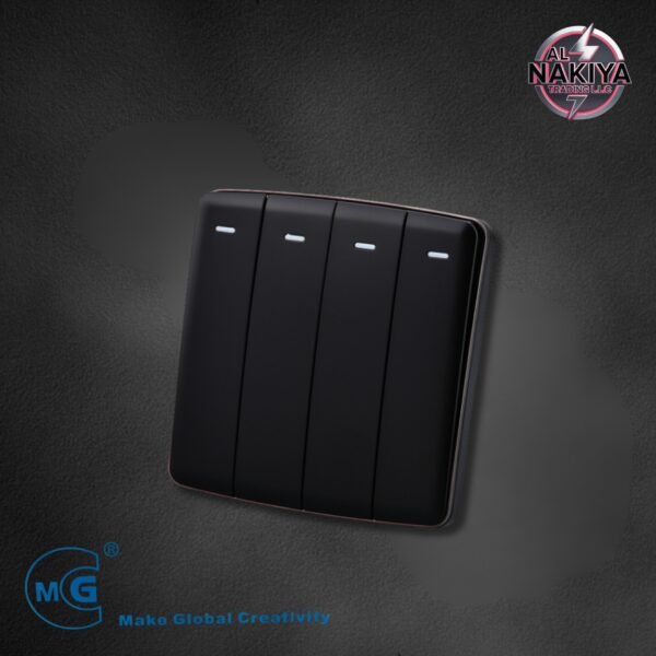 4G 1 WAY SWITCH ( BLACK+SILVER)