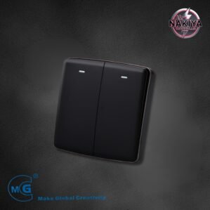 2G 1 WAY SWITCH (WHITE + GOLD)