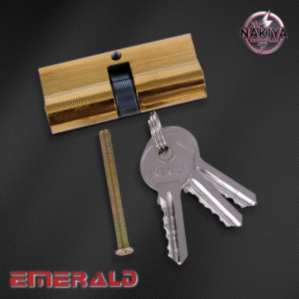 BRASS CYLINDER LOCK WITH 5KEY