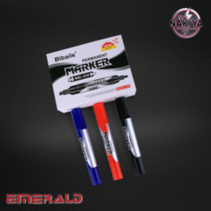 PERMANENT MARKER RED BLACK BLUE