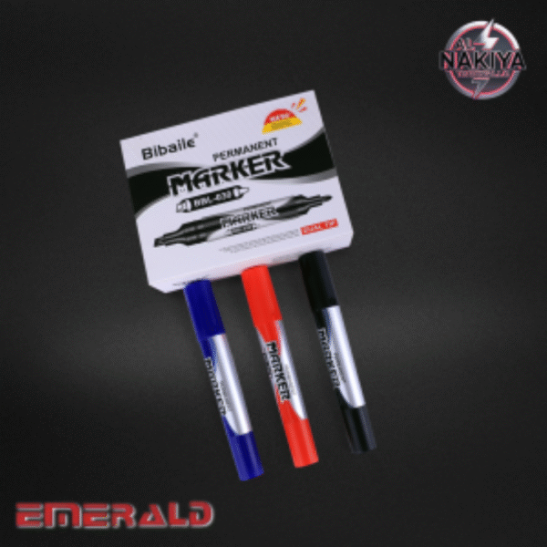 PERMANENT MARKER RED BLACK BLUE