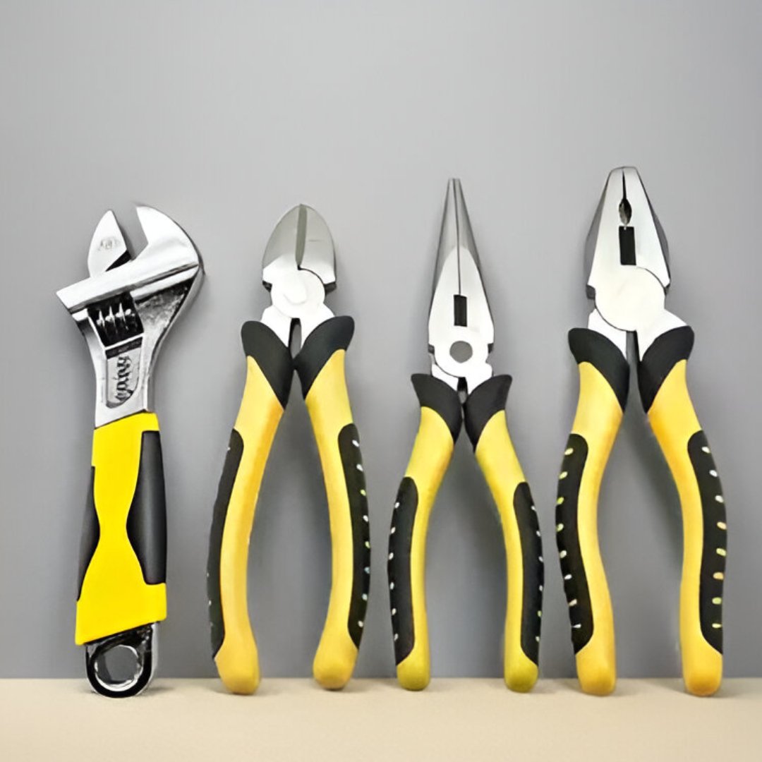 Modern glass door handle with lock