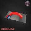 RED PLASTIC HANDLE TROWEL
