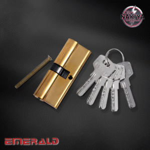 BRASS CYLINDER LOCK WITH 5KEY
