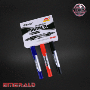 PERMANENT MARKER RED BLACK BLUE