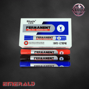 PERMANENT MARKER RED BLACK BLUE